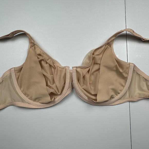 Wacoal Bra Womens 40D Beige Stark Beauty Underwire Lace Unlined Stretch 855225 - Picture 5 of 10
